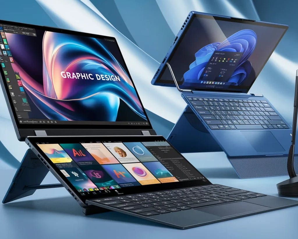 The Best 2-in-1 Laptops for Graphic Design in 2024